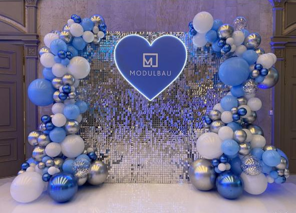 Фотозона из пайеток