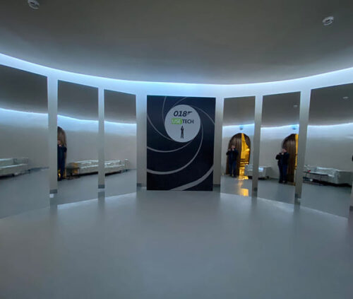 Зеркальная фотозона с LED-освещением