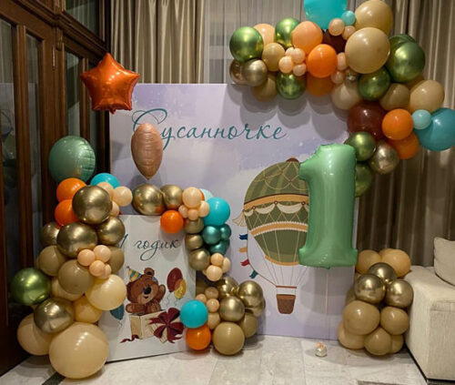 Фотозона для первого дня рождения