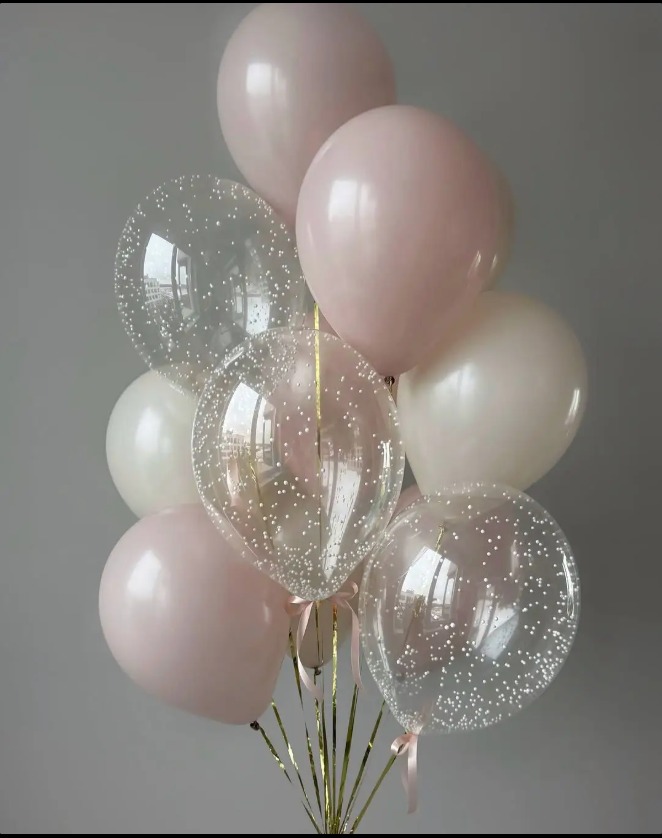 Шары Пыльная роза